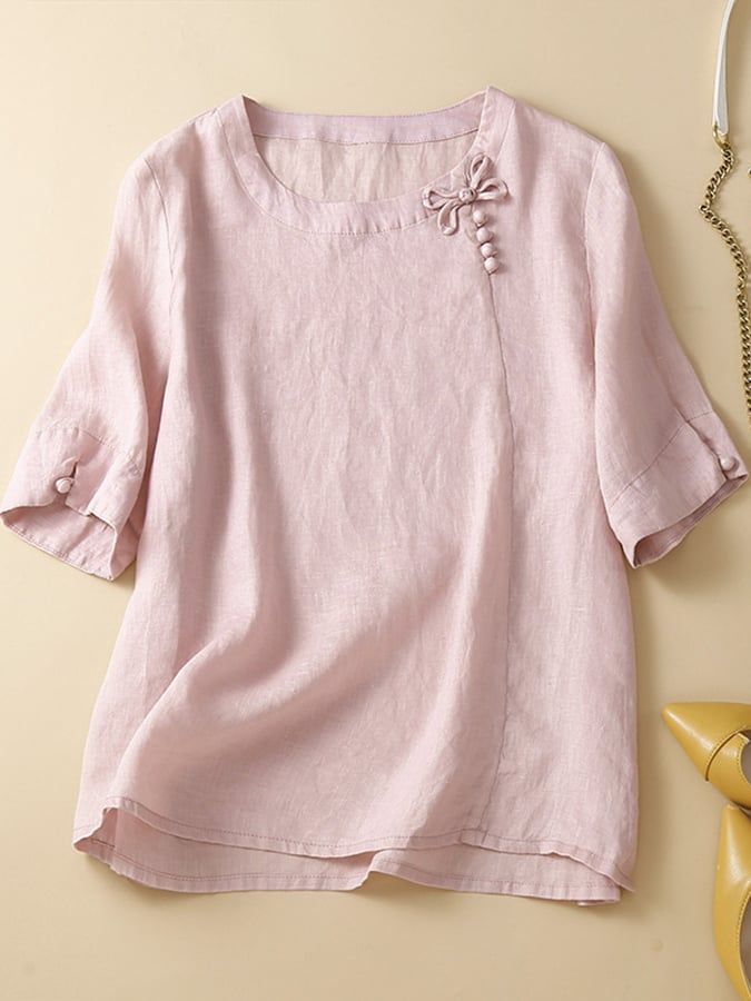 Cotton Kurti - Peach