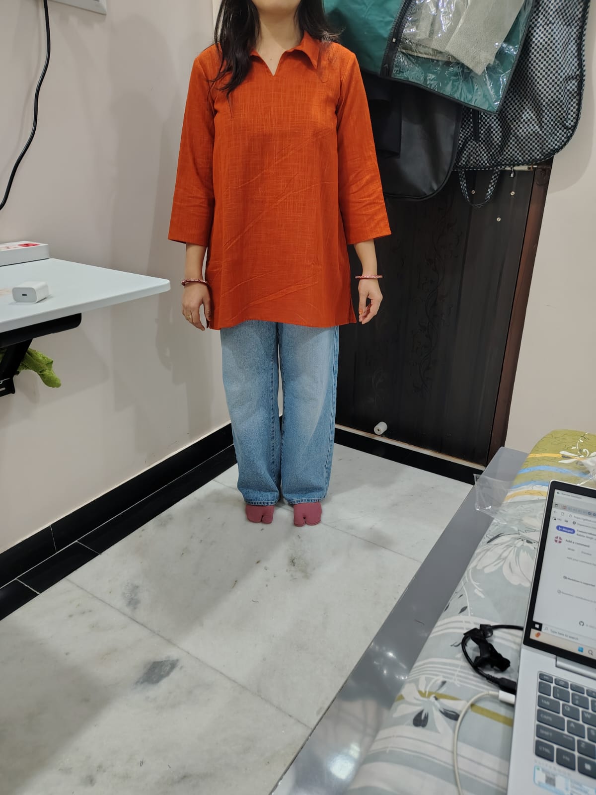 Cotton Tunic - Orange