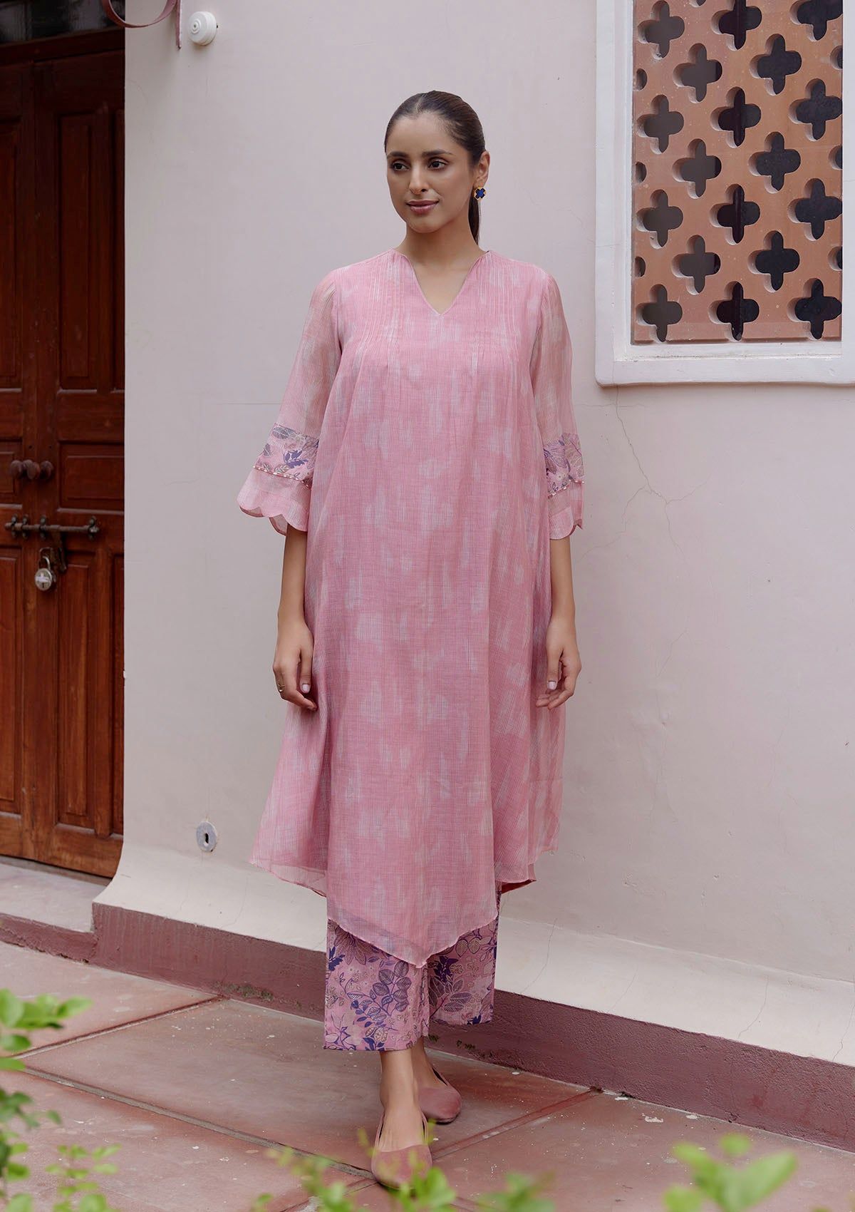 Cotton Kurti - Pink