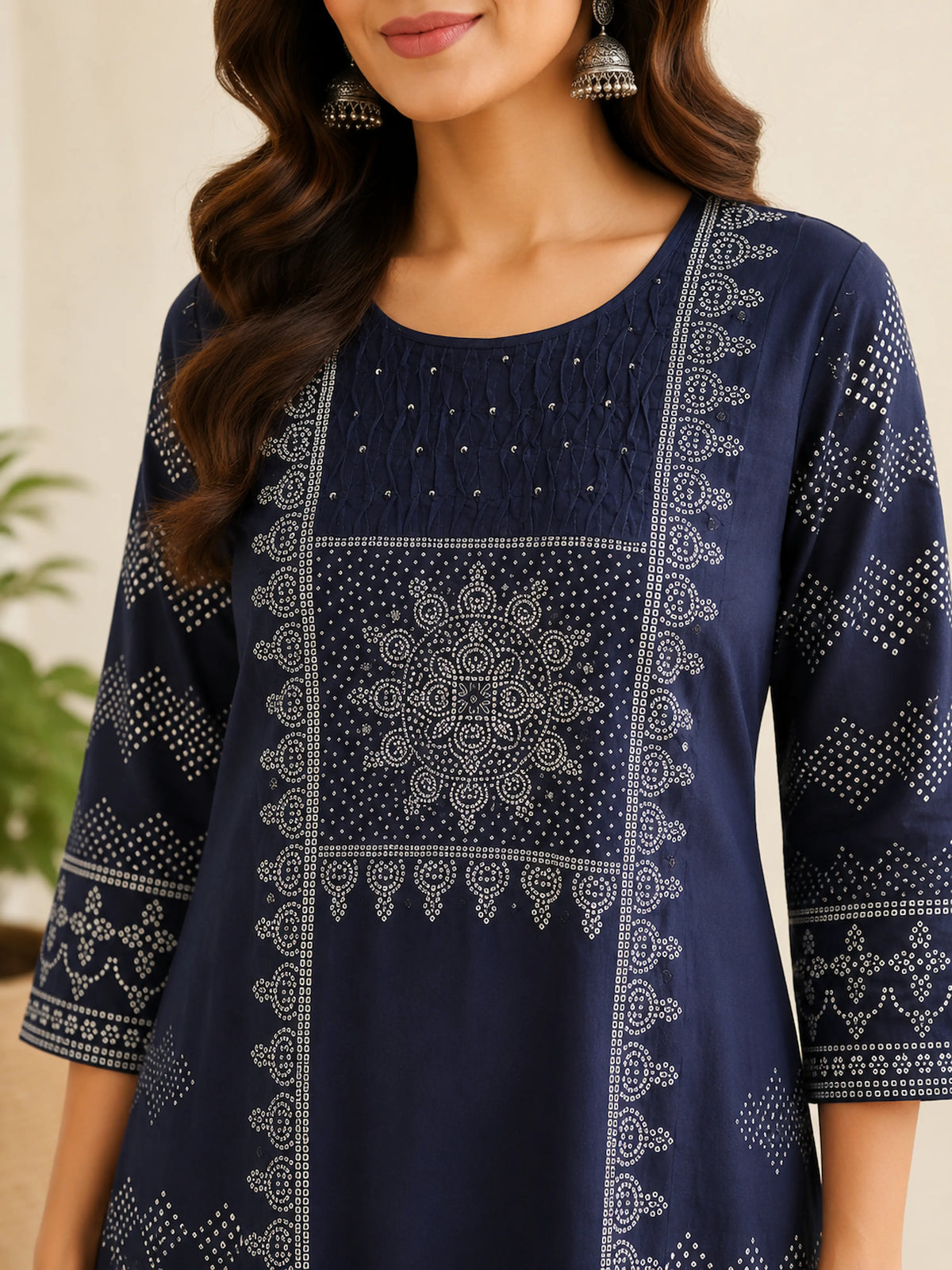 navy-blue-printed-cotton-kurta-set-with-dupatta